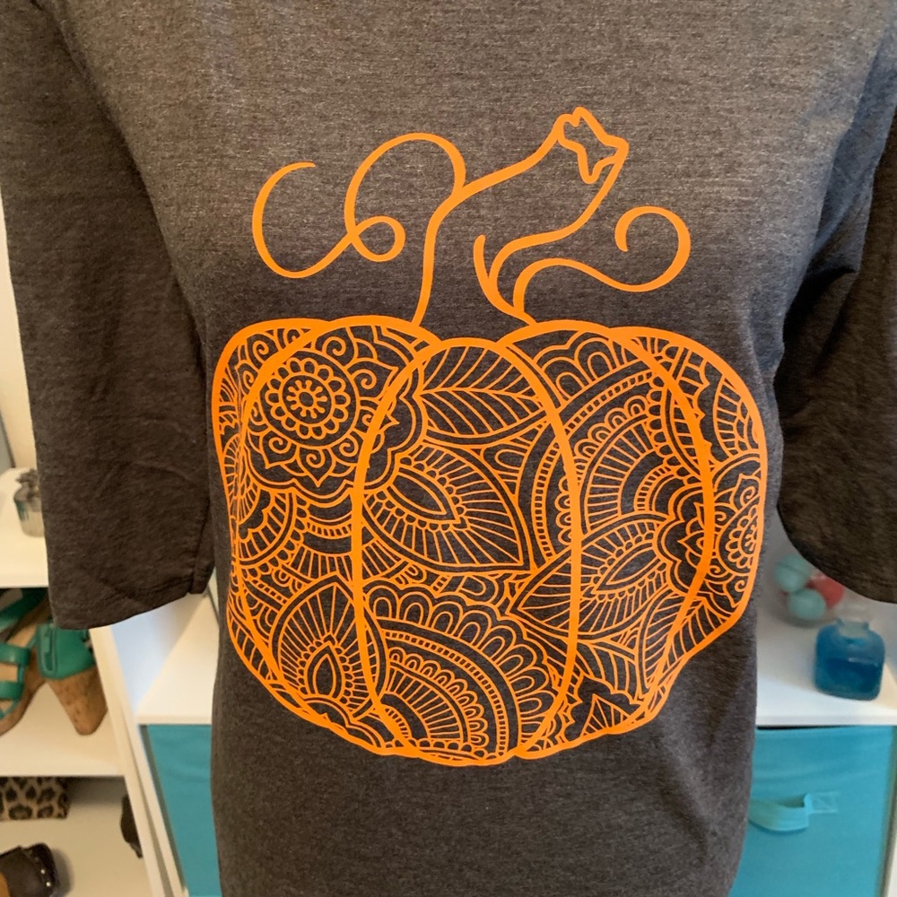 Halloween Airwaves Half Sleeve Fall pumpkin Dress - Picture 4 of 7
